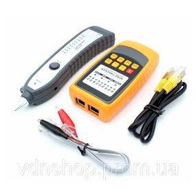 Кабельний LAN тестер трассоискатель Веnеtесh GМ 6О с разъемами RJ-11 и RJ-45 искатель проводов индикатор проводки EJ-69