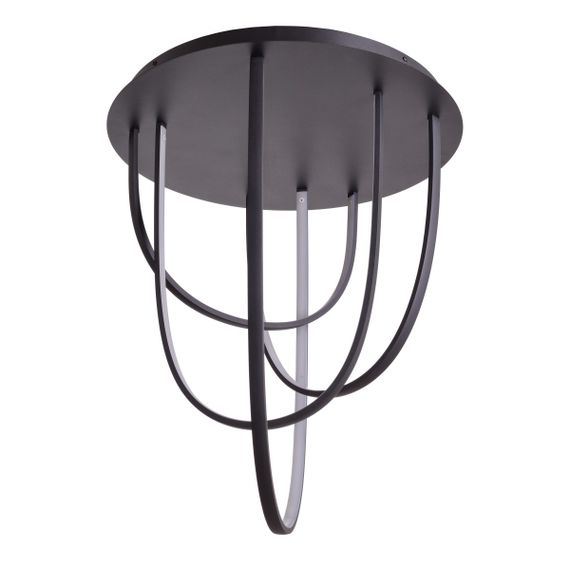 Люстра лофт потолочная LED 80W WW SBK (BL-846C/1)