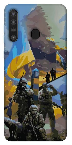 Чохол IBANAN Патріотичний 3 для Samsung Galaxy A21