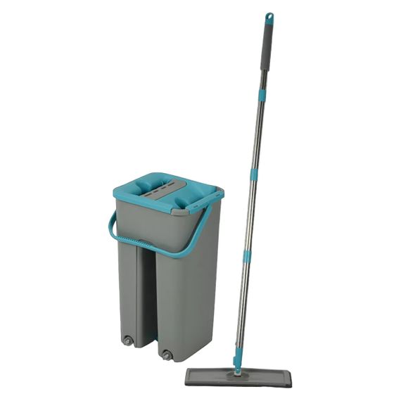 Набір для прибирання WDS-342 квадратне відро, віджимна швабра та запаска WERK