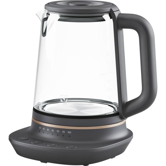 Електрочайник Electrolux, 1,7л, Strix, скло, заварник, підтримка темп, чорний (E7GK1-8BP) | Зображення 5