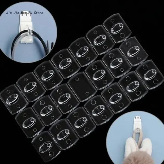 Набір гачків, що самоклеяться 1,3х1,8 см для гірлянд і декору, не залишають слідів  (20шт)