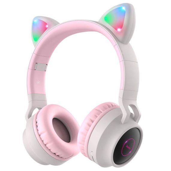 Беспроводные наушники HOCO W27 Cat ear wireless headphones Gray