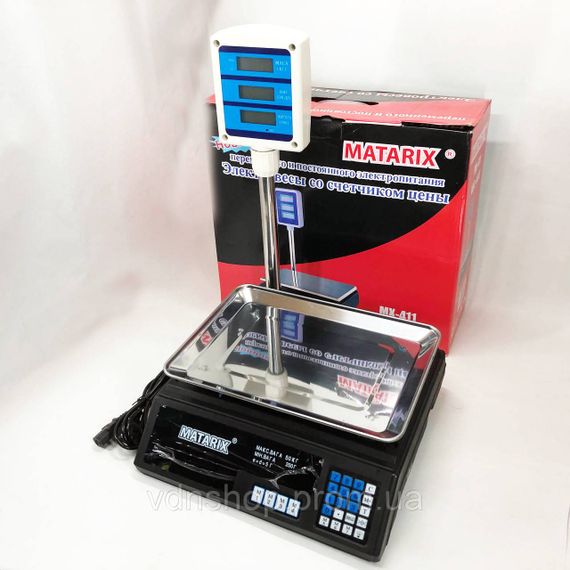 Настольные торговый весы, Весы торговые для взвешивания продуктов для торговли до 50 килограмм LE-62 | Зображення 3