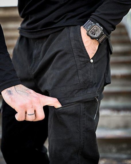 Міські карго штани FRENSIS black ПП7854 | Зображення 4
