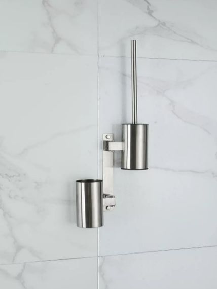 Поворотний настінний йоржик Frap F30410-1 з тримачем для миючого | Зображення 1