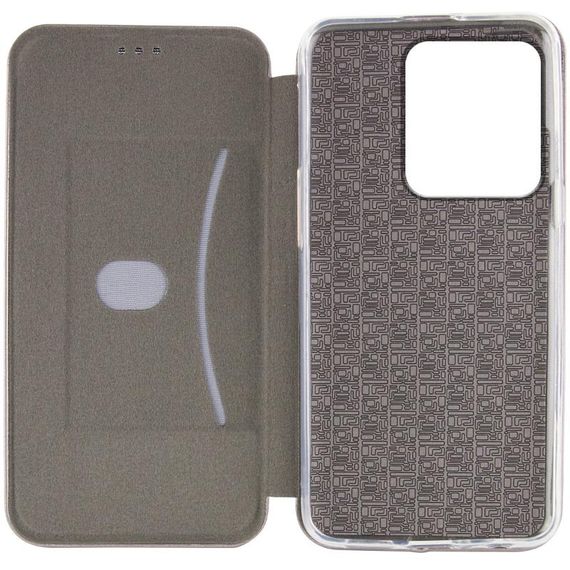 Шкіряний чохол-книжка Classy для Motorola Moto G75 5G Сірий | Зображення 2