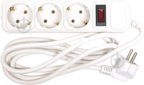 Мережевий фільтр подовжувач SP5 на 3 розетки 5m