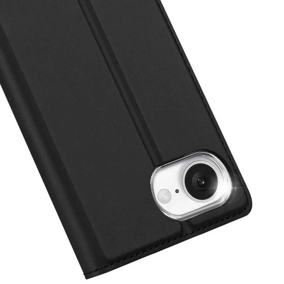 Чохол-книжка Dux Ducis з кишенею для візиток для Apple iPhone 16e (6.1") Чорний | Зображення 2