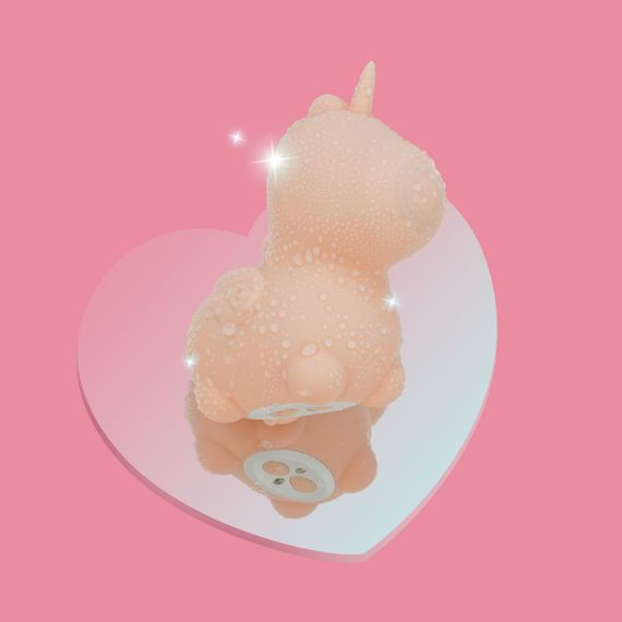 Вібратор-єдиноріжка Unihorn - Heart Throb, з пульсацією | Зображення 7