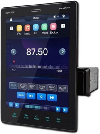 Мультимедійна автомагнітола PI-1007 на Android 10.0 з сенсорним екраном 9.5, 2/16Gb, Bluetooth/GPS/Wi-Fi (42113-PI-1007_4604) | Зображення 1
