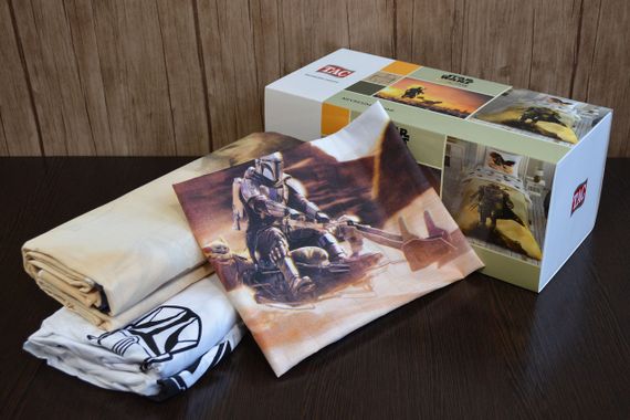 Постельное белье TAC Disney 160×220 см Mandalorian Dust Cloud | Зображення 1