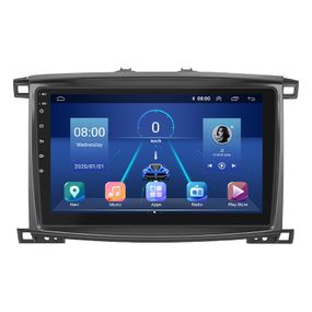 Штатная магнитола 10" Lesko для Toyota Land Cruiser 100 Series Рестайлинг 2 2005-2007 6/128Gb 4G Wi-Fi GPS Top