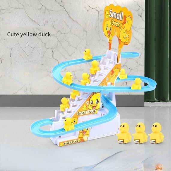 Інтерактивна гра Качина гоночна траса Small Duck Дитячі музичні гірки – ескалатор | Зображення 2