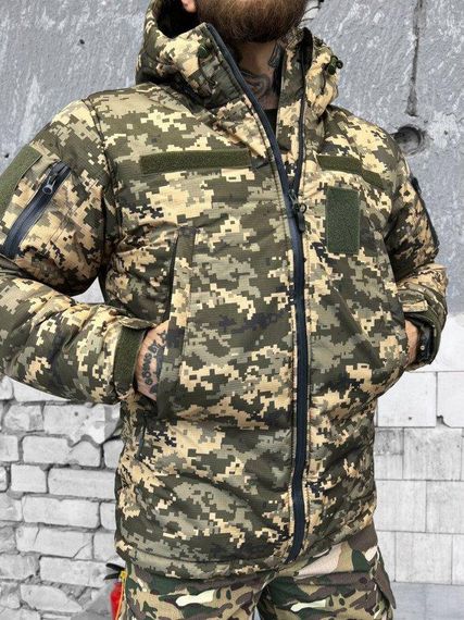 Зимняя тактическая куртка пиксель lieutenant  ВТ6843 | Зображення 2