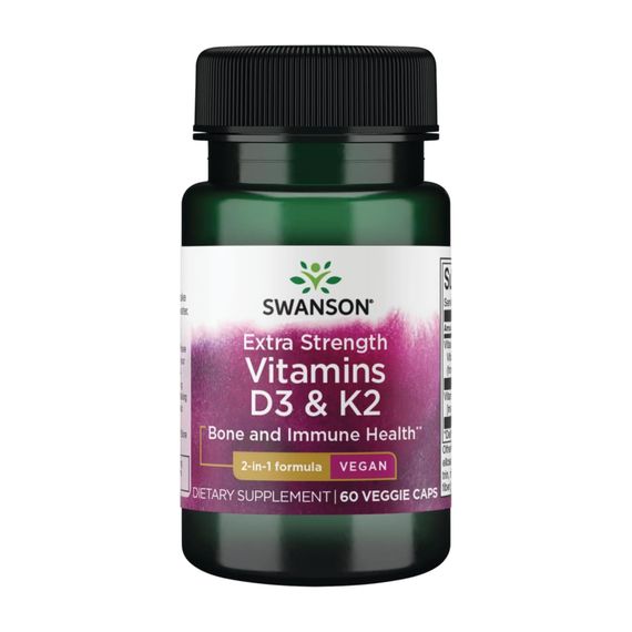 Extra Strength D3 &amp; K2 5000 Iu &amp; 100mcg - 60 vcaps