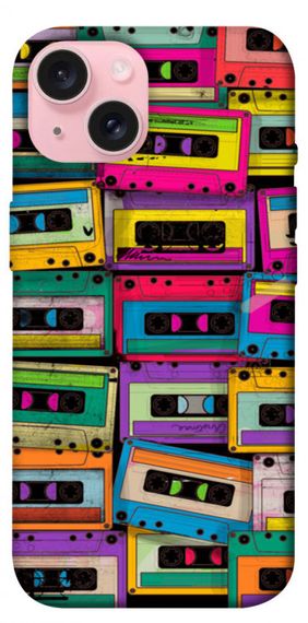 Чохол з картинкою Cassette для Apple iPhone 15 (6.1")
