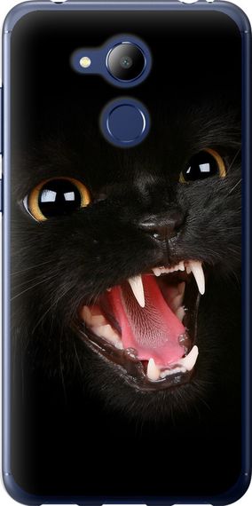 Чехол на Huawei Honor 6C Pro Чёрная кошка "932u-1358-17620"