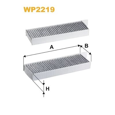Фильтр салона Wixfiltron WP2219