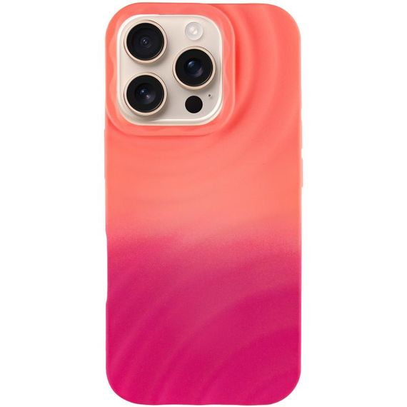 Чохол TPU ColorWave для Apple iPhone 16 Pro (6.3") Peach / Pink | Зображення 1