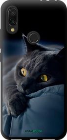 Чохол на Xiaomi Redmi 7 Димчастий кіт "825b-1669-2448"