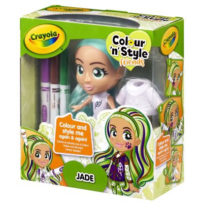 Набір для творчості Crayola Colour n Style Стильні дівчата Джейд (918937.005) | Зображення 6