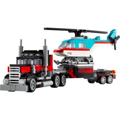 Конструктор LEGO Creator Бортова вантажівка з гелікоптером 270 деталей (31146) | Зображення 7