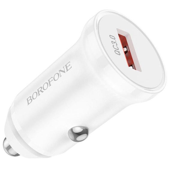АЗП Borofone BZ18 QC3.0 (1USB-A) Білий | Зображення 1