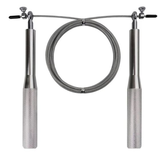 Скакалка швидкісна на підшипниках алюмінієва PowerPlay 4207 Elite Jump Rope Срібна 3 м (PP_4207_Silver) | Зображення 2