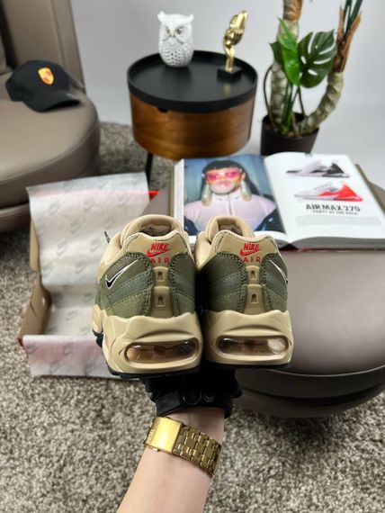 Кросівки  N1k2 M Air Max 95 PRM Beige Khaki весна / літо / осінь A3592 | Зображення 4