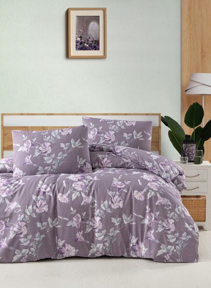 Постільна білизна First Choice Homesko Ranforse сімейний 160 х 220 см Santino Purple
