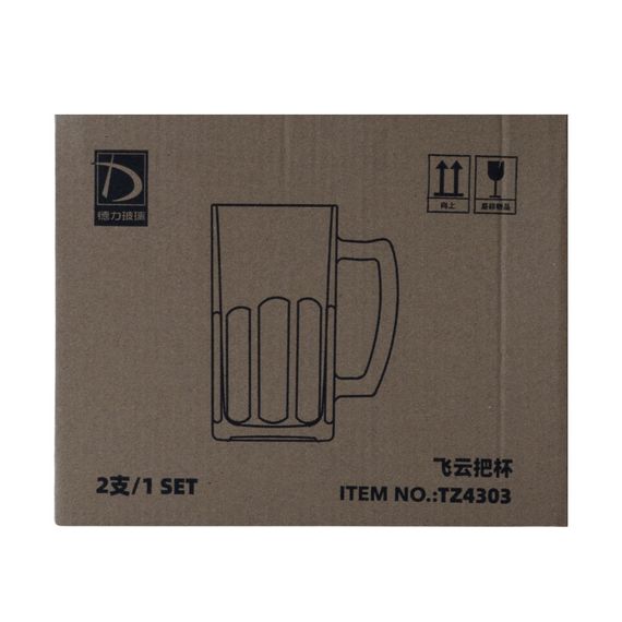 Набір скляних пивних келихів для барів Craft Beer Royal, 600 мл (2 шт.) | Зображення 1