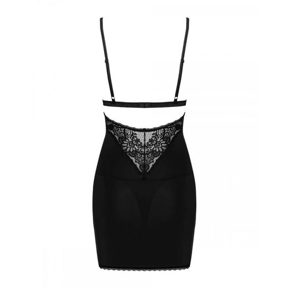 Пеньюар и стринги Obssesive Maderris chemise & thong XS/S sexstyle | Зображення 3