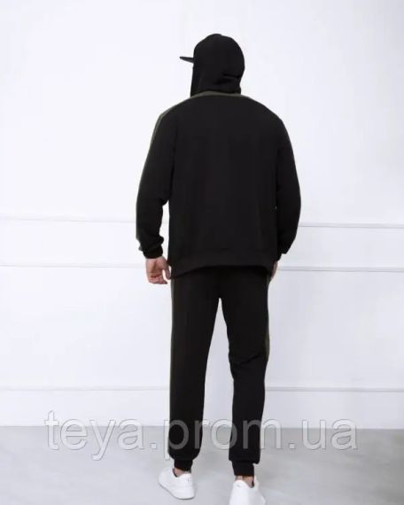 Спортивний костюм колір чорний/хакі розміри M, XL, XXL, 3XL, S FI_004554 | Зображення 2