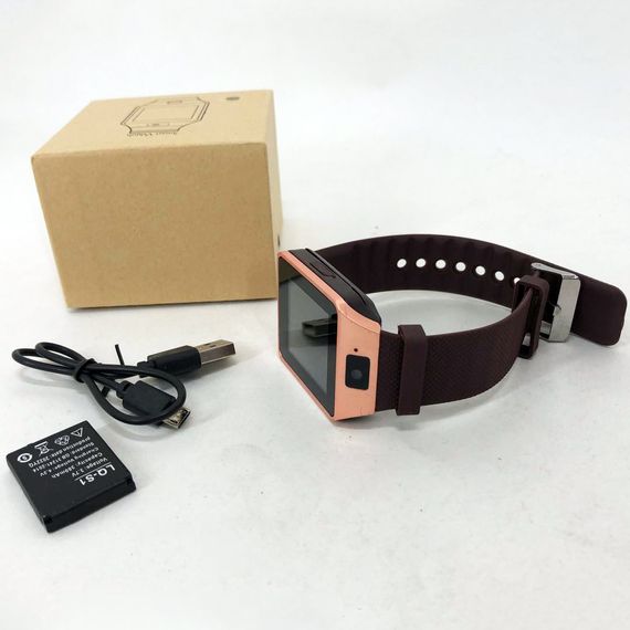 Смарт-годинник Smart Watch DZ09. TR-497 Колір: золотий | Зображення 3