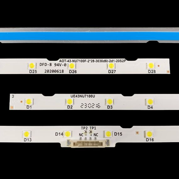 LED підсвітка Samsung TV 43" AOT_43_NU7100F UE43NU7462U, UA43NU7100, UA437100J, UA43UN7100K 1шт | Зображення 2