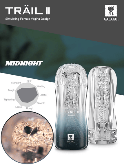Мастурбатор чашка Galaku TRAIL II Babydoll Універсальний. Чорний 988-6 | Зображення 1