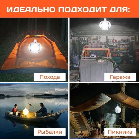 Фонарик ручной для отдыха на природе, Лампа фонарь для дома и кемпинга Легкий фонарь путешествий KH-85 | Зображення 5