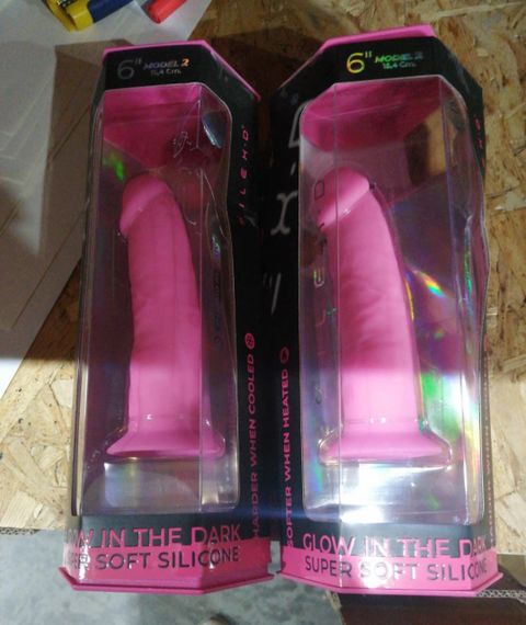 Фалоімітатор SilexD Robby Pink Glow in the dark (м'яте паковання!!!) | Зображення 2