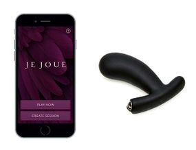 Смарт-массажер простаты Je Joue - NUO Black с двумя моторами и глубокой вибрацией  + подарок косметичка