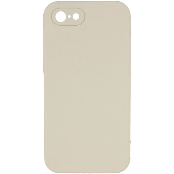 Чохол Silicone Case Square Full Camera Protective (AA) NOLOGO для Apple iPhone 6/6s (4.7") Бежевий / Antique White