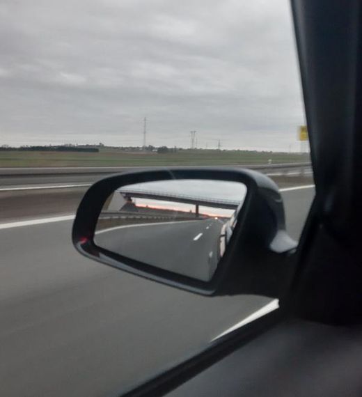 Audi A6 C6 (04-08) лівий вкладиш вставка дзеркала з підігрівом, Ауді А6 С6 | Зображення 2