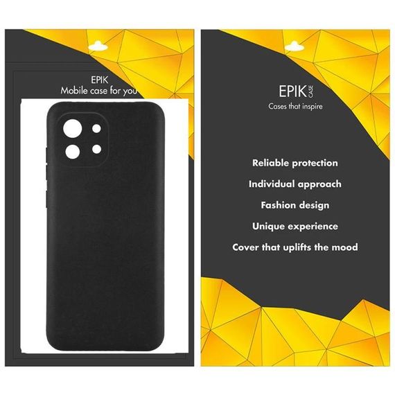 Чехол TPU Epik Black Full Camera для Xiaomi Mi 11 Черный | Зображення 1