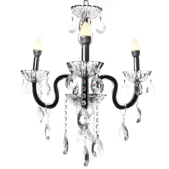 Люстра свеча подвесная хрустальная E14 40W CH (BCL-383S/3) | Зображення 4
