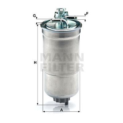 Фильтр топливный Mann WK853/3X