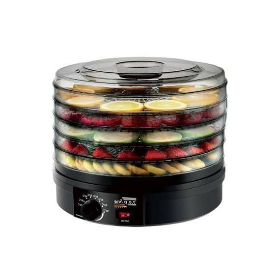 Сушарка для фруктів та овочів на 5 ярусів 800Вт ZP-029 Чорна