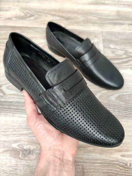 Лофери для чоловіка на літо 45 розмір, чорний колір