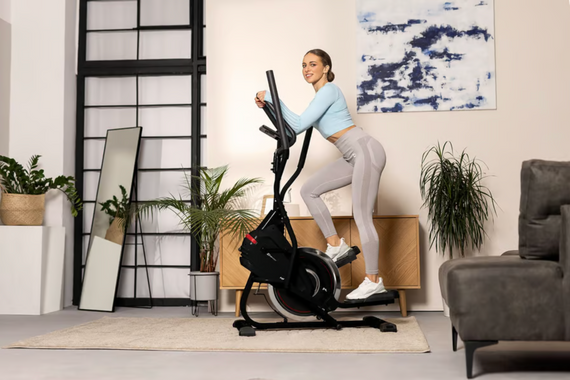 Орбитрек магнитный Hop-Sport HS-400B Icon черный | Зображення 2