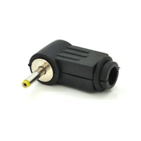 Штекер живлення DC 2.5x0.7mm (тато) під паяння, штекер 90