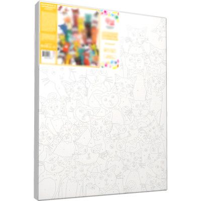 Картина по номерам Rosa Start 50 кошек 35 х 45 см (4823098530718) - Топ Продаж! | Зображення 1